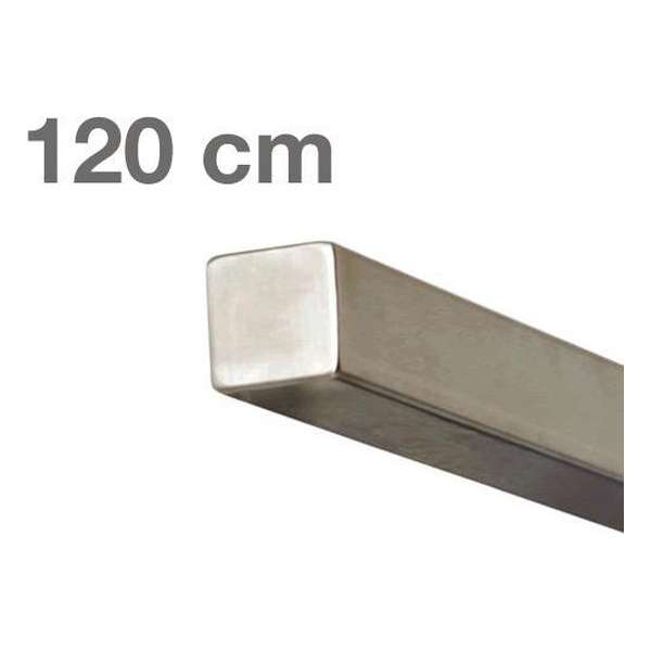 RVS Vierkante Trapleuning 120 cm - Zonder houders RVS Vierkante Trapleuning 120 cm - Zonder houders