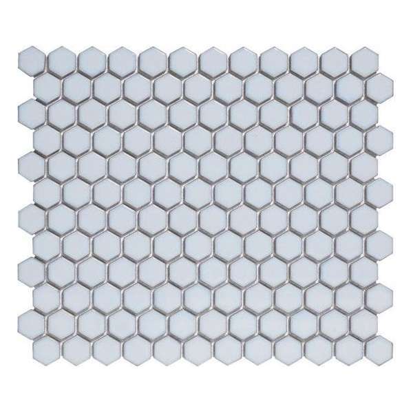 0,78m² - Mozaiek Tegels - Barcelona Hexagon Zacht Blauw 2,3x2,6 0,78m² - Mozaiek Tegels - Barcelona Hexagon Zacht Blauw 2,3x2,6