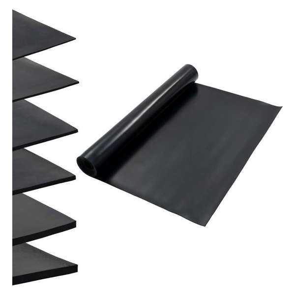 Vloermat anti-slip 3 mm 1,2x5 m rubber glad Vloermat anti-slip 3 mm 1,2x5 m rubber glad