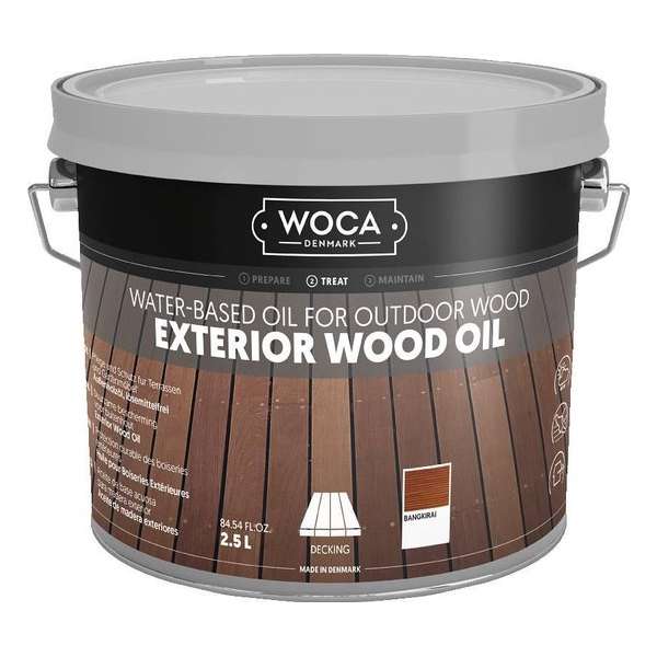 Woca Exterior Oil BANGKIRAI 2,5 liter Woca Exterior Oil BANGKIRAI 2,5 liter