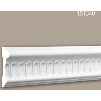 Wandlijst 151340 Profhome Lijstwerk Sierlijst tijdeloos klassieke stijl wit 2 m