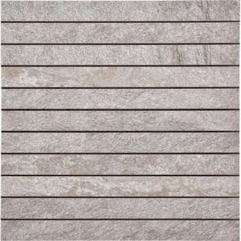 Keramische tegel Mosaic Skifer Lines Brown 30x30 - Woodson and Stone - bruin