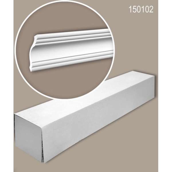 Profhome 150102 1 doos 24 stukken Kroonlijst 48 m Profhome 150102 1 doos 24 stukken Kroonlijst 48 m