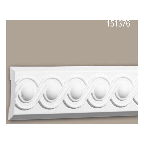 Wandlijst 151376 Profhome Lijstwerk Sierlijst Frieslijst neo-classicisme stijl wit 2 m Wandlijst 151376 Profhome Lijstwerk Sierlijst Frieslijst neo-classicisme stijl wit 2 m