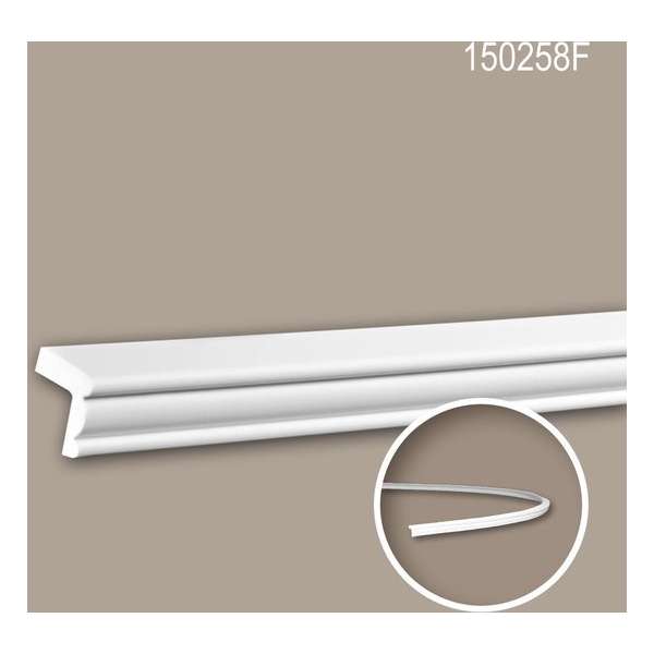 Kroonlijst 150258F Profhome Lijstwerk flexibele lijst Sierlijst neo-classicisme stijl wit 2 m Kroonlijst 150258F Profhome Lijstwerk flexibele lijst Sierlijst neo-classicisme stijl wit 2 m