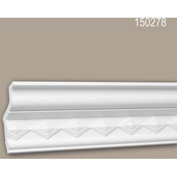 Kroonlijst 150278 Profhome Sierlijst Lijstwerk neo-classicisme stijl wit 2 m