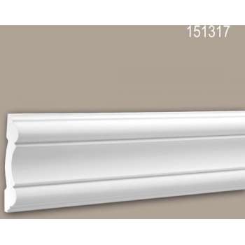 Wandlijst 151317 Profhome Lijstwerk Sierlijst neo-classicisme stijl wit 2 m