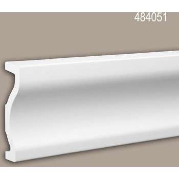 Bovendrempel Profhome 484051 Gevel profiel Lijstwerk Gevelelement modern design wit 2,3 m