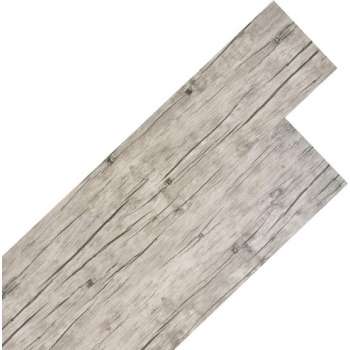vidaXL Vloerplanken 4.46 m² 3 mm PVC lichtgrijs