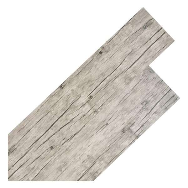 vidaXL Vloerplanken 4.46 m² 3 mm PVC lichtgrijs vidaXL Vloerplanken 4.46 m² 3 mm PVC lichtgrijs
