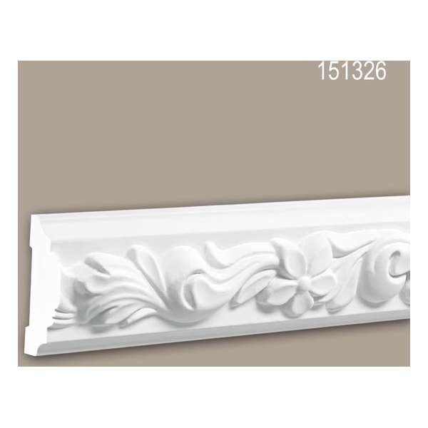 Wandlijst 151326 Profhome Lijstwerk Sierlijst rococo barok stijl wit 2 m Wandlijst 151326 Profhome Lijstwerk Sierlijst rococo barok stijl wit 2 m