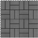 Terrastegels 30x30 cm 1 m² HKC grijs 11 st
