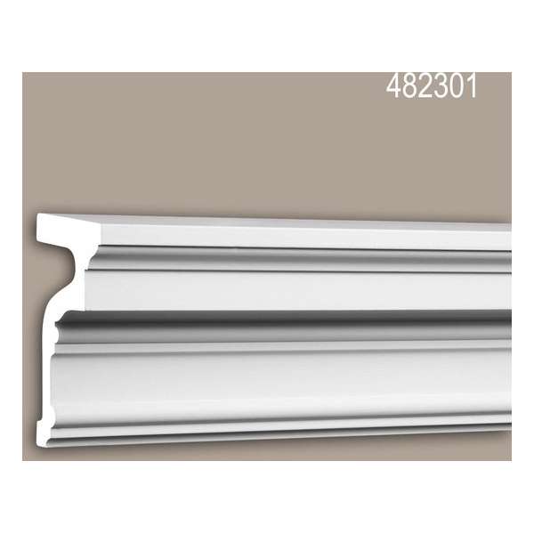 Raamrichel Profhome 482301 Exterieur lijstwerk Raamomlijsting Gevelelement tijdeloos klassieke stijl wit 2 m Raamrichel Profhome 482301 Exterieur lijstwerk Raamomlijsting Gevelelement tijdeloos klassieke stijl wit 2 m