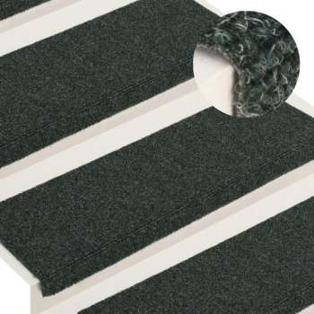 vidaXL Trapmatten 15 st 65x25 cm naaldvilt bruin