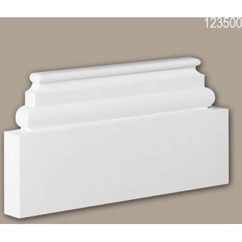 Pilaster voetstuk 123500 Profhome Sierelement tijdeloos klassieke stijl wit