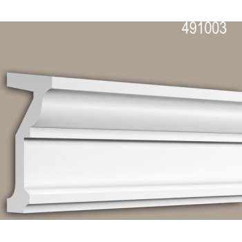 Kroonlijst Profhome 491003 Gevel profiel Sierlijst Lijstwerk neo-classicisme stijl wit 2 m