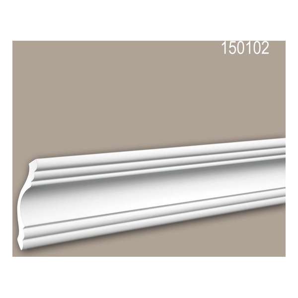 Kroonlijst 150102 Profhome Sierlijst Lijstwerk neo-classicisme stijl wit 2 m Kroonlijst 150102 Profhome Sierlijst Lijstwerk neo-classicisme stijl wit 2 m
