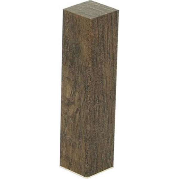 Hoek/eindstuk folie 4st. Country Oak brown