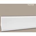 Plint 153104 Profhome Lijstwerk Sierlijst modern design wit 2 m