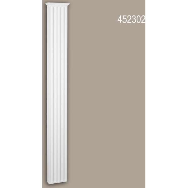 Pilaster schacht Profhome 452302 Gevelelement Pilaster Wandpijler Exterieur lijstwerk Corinthische stijl wit Pilaster schacht Profhome 452302 Gevelelement Pilaster Wandpijler Exterieur lijstwerk Corinthische stijl wit