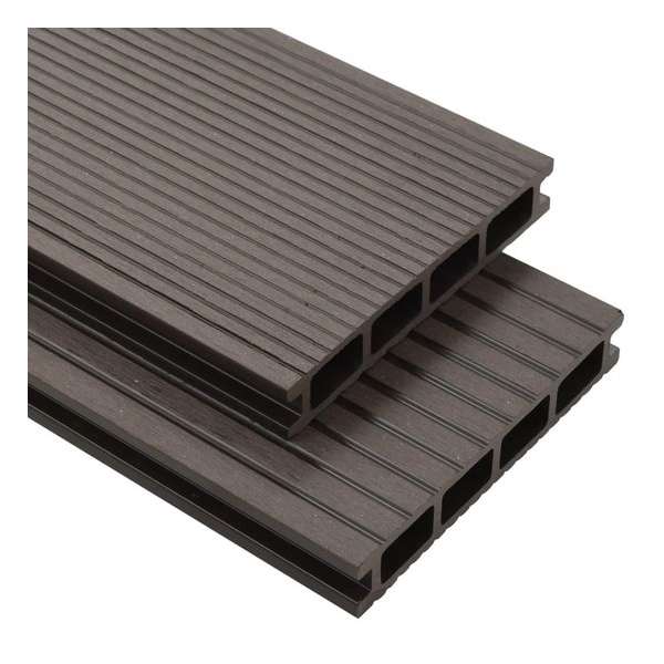 Terrasplanken HKC met accessoires 10 m² 2,2 donkerbruin Terrasplanken HKC met accessoires 10 m² 2,2 donkerbruin