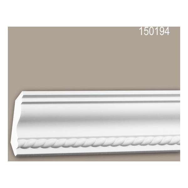 Kroonlijst 150194 Profhome Sierlijst Lijstwerk neo-empire stijl wit 2 m Kroonlijst 150194 Profhome Sierlijst Lijstwerk neo-empire stijl wit 2 m