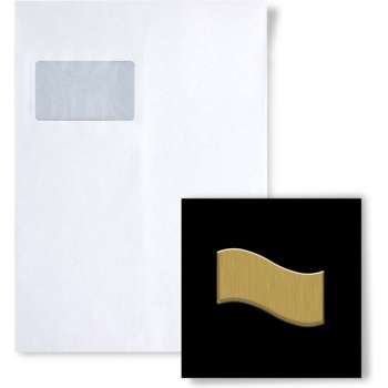 Mozaïek STAAL S-Flux-Ti-GB Collectie Flux titaan Gold geborsteld