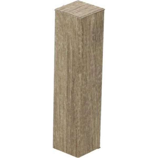 Hoek/eindstuk folie 4st. Mountain Oak light grey