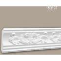 Kroonlijst 150197 Profhome Sierlijst Lijstwerk neo-renaissance stijl wit 2 m