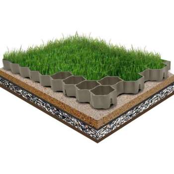 vidaXL Grasroosters 16 st 60x40x3 cm kunststof groen