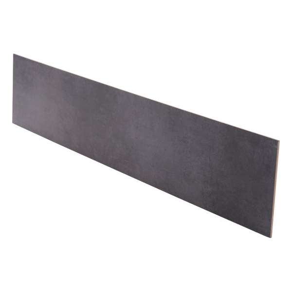 Traprenovatie stootbord | PVC toplaag | Steen zwart | 140 x 18 cm Traprenovatie stootbord | PVC toplaag | Steen zwart | 140 x 18 cm