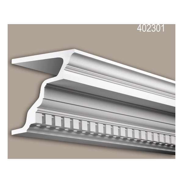 Kroonlijst Profhome 402301 Gevel profiel Sierlijst Lijstwerk tijdeloos klassieke stijl wit 2 m Kroonlijst Profhome 402301 Gevel profiel Sierlijst Lijstwerk tijdeloos klassieke stijl wit 2 m