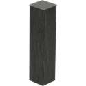 Hoek/eindstuk folie 4st. wenge zwart
