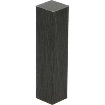 Hoek/eindstuk folie 4st. wenge zwart
