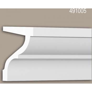 Kroonlijst Profhome 491005 Gevel profiel Sierlijst Lijstwerk modern design wit 2 m