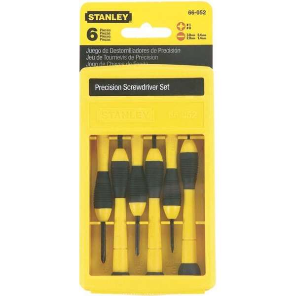 Stanley 6-Delige Cushiongrip Schroevendraaierset Instrument Stanley 6-Delige Cushiongrip Schroevendraaierset Instrument
