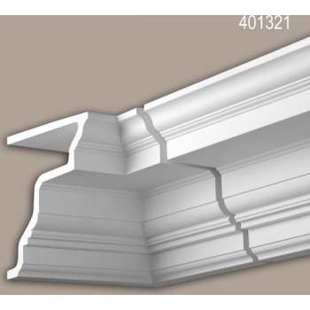 Binnenhoek Profhome 401321 Exterieur lijstwerk Hoeken voor Wandlijsten Gevelelement tijdeloos klassieke stijl wit