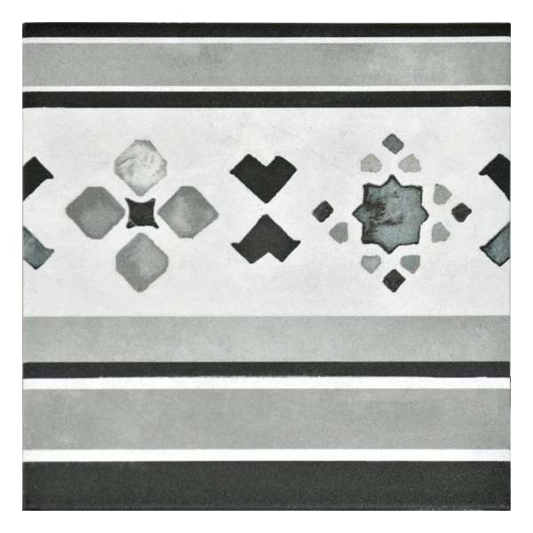 Keramische tegel Audin skirting III 15x15 - Woodson and Stone - grijs