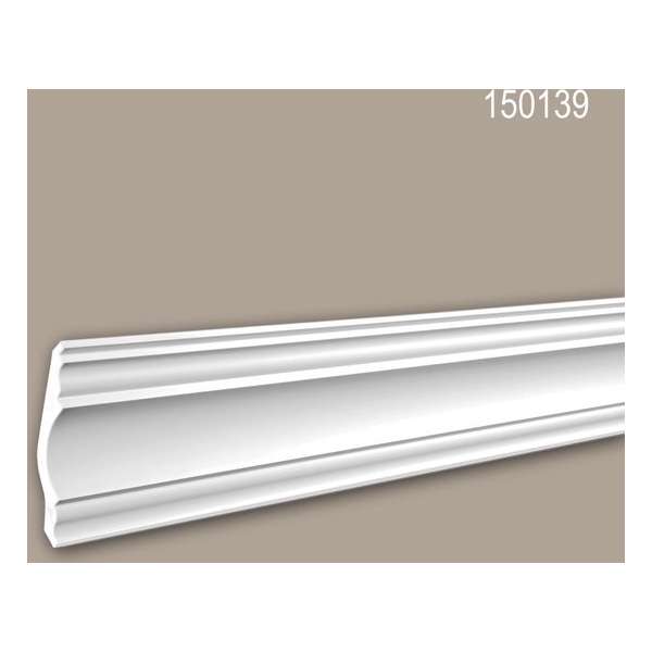 Kroonlijst 150139 Profhome Sierlijst Lijstwerk neo-classicisme stijl wit 2 m Kroonlijst 150139 Profhome Sierlijst Lijstwerk neo-classicisme stijl wit 2 m