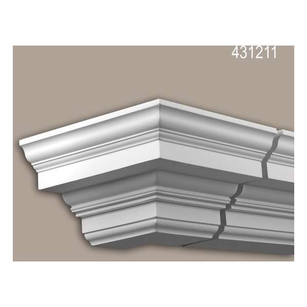 Buitenhoek Profhome 431211 Exterieur lijstwerk Hoeken voor Wandlijsten Gevelelement neo-classicisme stijl wit Buitenhoek Profhome 431211 Exterieur lijstwerk Hoeken voor Wandlijsten Gevelelement neo-classicisme stijl wit