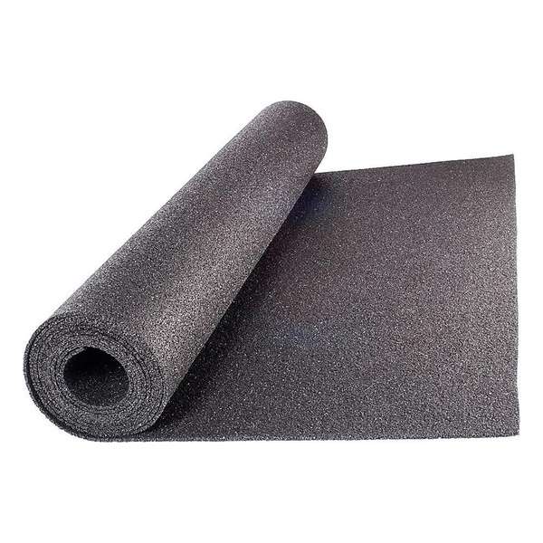 Beschermmat *standaard* - rol van 12,5 m2 - Dikte 5 mm - Rubber granulaat Beschermmat *standaard* - rol van 12,5 m2 - Dikte 5 mm - Rubber granulaat