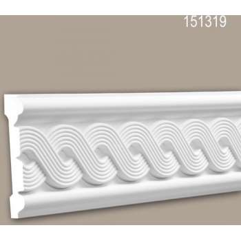 Wandlijst 151319 Profhome Lijstwerk Sierlijst neo-classicisme stijl wit 2 m