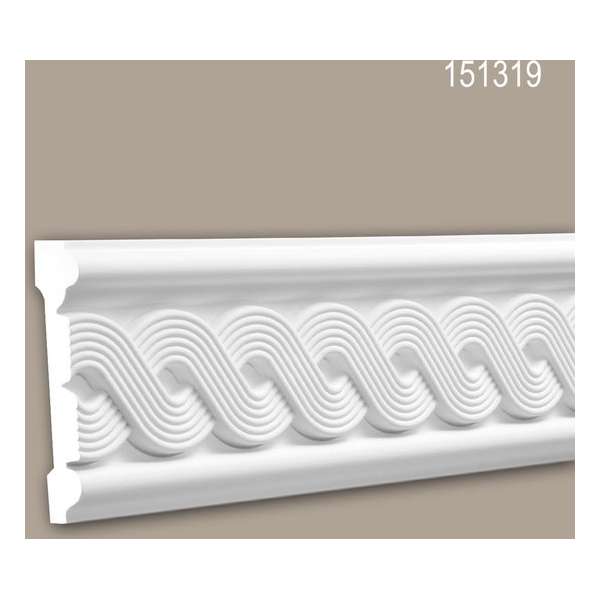 Wandlijst 151319 Profhome Lijstwerk Sierlijst neo-classicisme stijl wit 2 m Wandlijst 151319 Profhome Lijstwerk Sierlijst neo-classicisme stijl wit 2 m