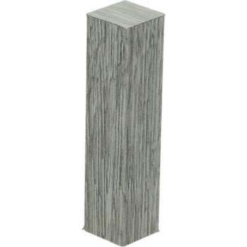 Hoek/eindstuk folie 4st. Scarlet Oak light grey