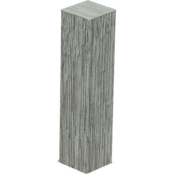 Hoek/eindstuk folie 4st. Scarlet Oak light grey