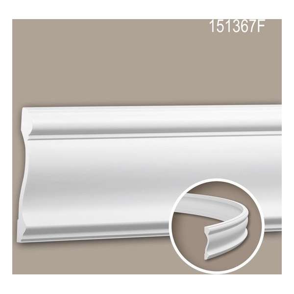 Wandlijst 151367F Profhome Lijstwerk flexibele lijst Sierlijst neo-classicisme stijl wit 2 m Wandlijst 151367F Profhome Lijstwerk flexibele lijst Sierlijst neo-classicisme stijl wit 2 m