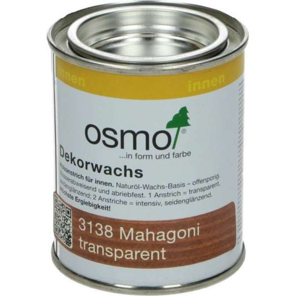Decorwas - Osmo - TR3138 - Mahonie - Kant-en-Klaar - 0,75L Decorwas - Osmo - TR3138 - Mahonie - Kant-en-Klaar - 0,75L