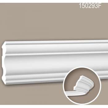 Kroonlijst 150293F Profhome Lijstwerk flexibele lijst Sierlijst neo-classicisme stijl wit 2 m
