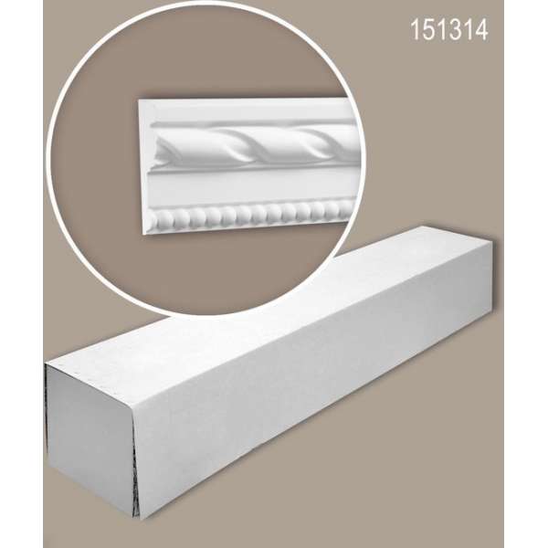 Profhome 151314 1 doos 12 stukken Wandlijst 24 m