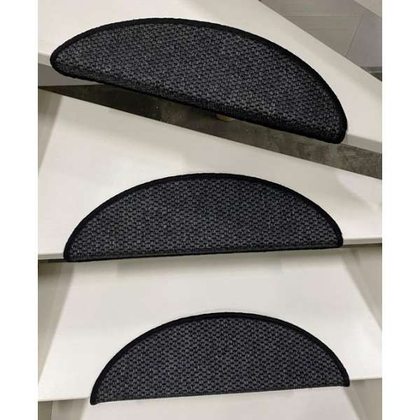 Trapmatten Como- 56x20 cm- Antraciet- 15 stuks Trapmatten Como- 56x20 cm- Antraciet- 15 stuks